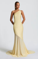 Asymmetric Bodycon Maxi Dress – Mirelle - Hadassha