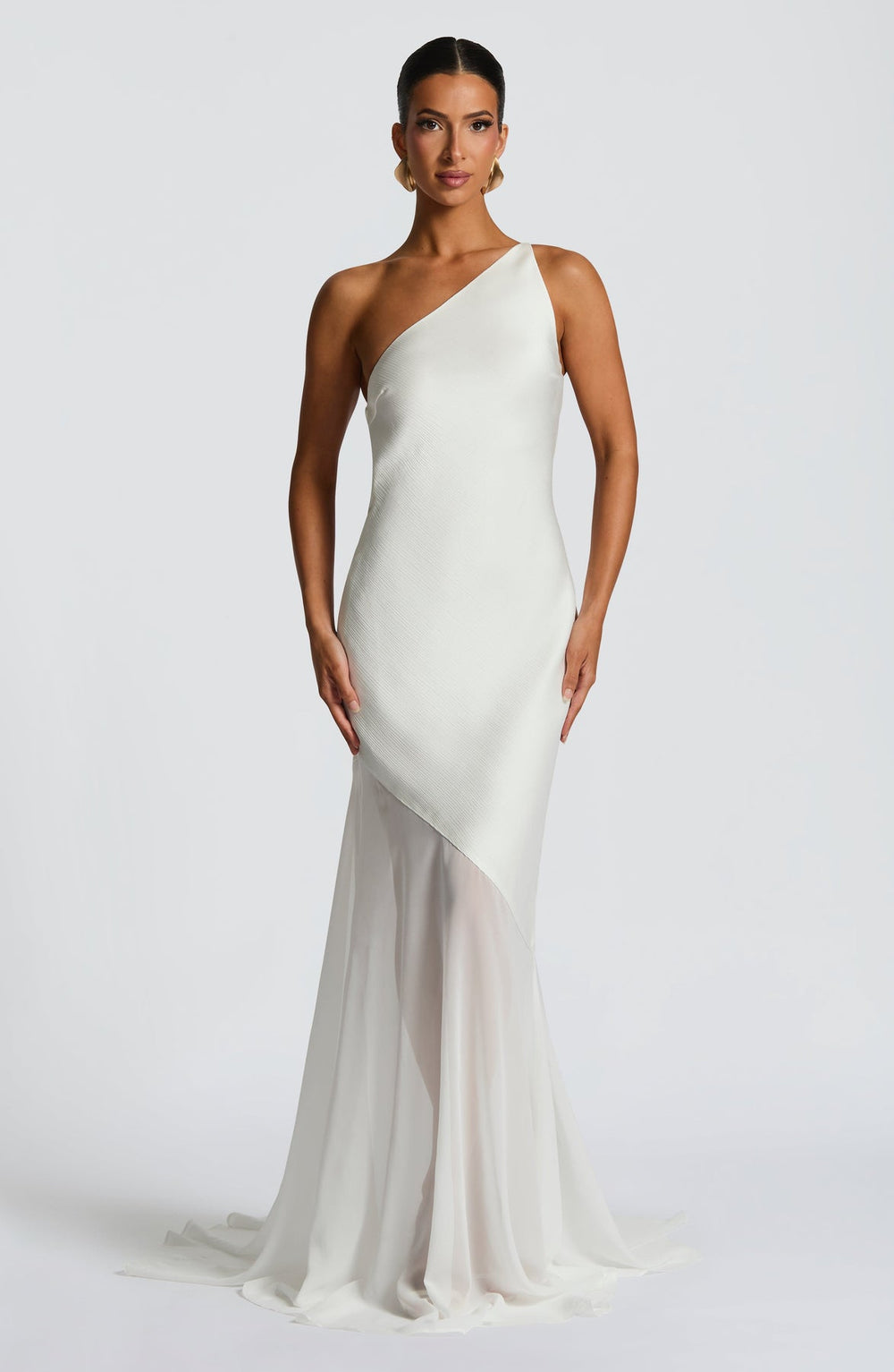 Asymmetric Bodycon Maxi Dress – Mirelle - Hadassha