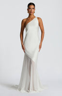 Asymmetric Bodycon Maxi Dress – Mirelle - Hadassha
