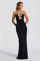Bodycon Maxi Dress Stretch – Verity - Hadassha