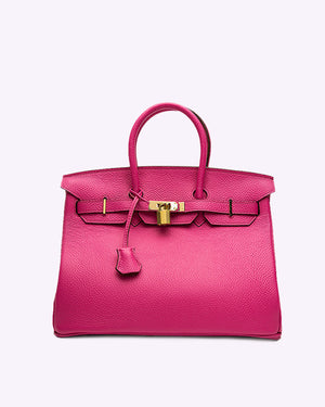 Commuter Tote Spacious Vegan Suede – Sienna - Hadassha