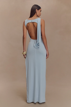 Draped Bodycon Midi Dress – Isolde - Hadassha