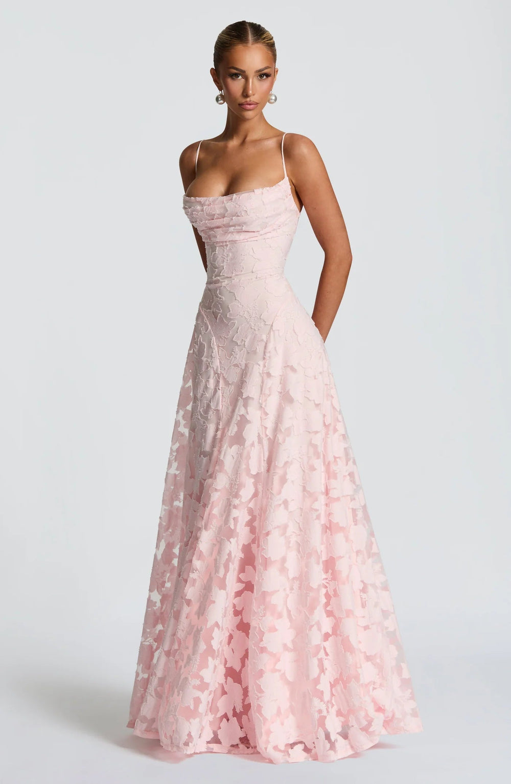 Evening Gown – Blooming Grace - Pink - Hadassha