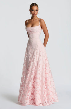 Evening Gown – Blooming Grace - Pink - Hadassha