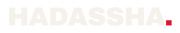 Hadassha wordmark onyx