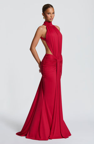 Halter Maxi Dress Sculpting – Honora - Hadassha