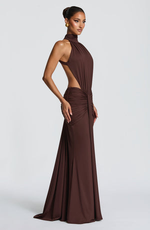 Halter Maxi Dress Sculpting – Honora - Hadassha