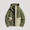 Hooded Breathable Packable Waterproof Jacket - Forest Green - Hadassha