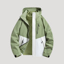 Hooded Breathable Packable Waterproof Jacket - Green - Hadassha