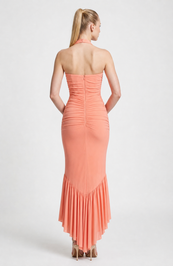Lace Halter Bodycon Mini Dress – Aveline - Hadassha