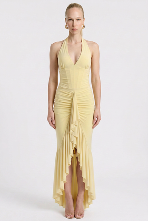 Lace Halter Bodycon Mini Dress – Aveline - Hadassha