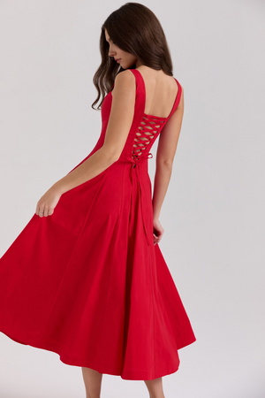 Ladies’ Bustier Midi Dress Shaping – Eleanor - Hadassha
