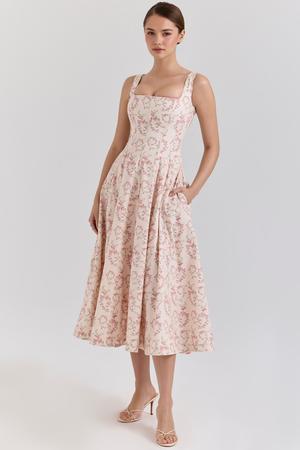 Ladies’ Bustier Midi Dress Shaping – Eleanor - Hadassha