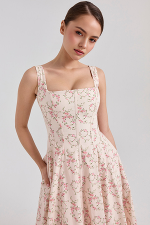 Ladies’ Bustier Midi Dress Shaping – Eleanor - Hadassha