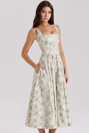 Ladies’ Bustier Midi Dress Shaping – Eleanor - Hadassha