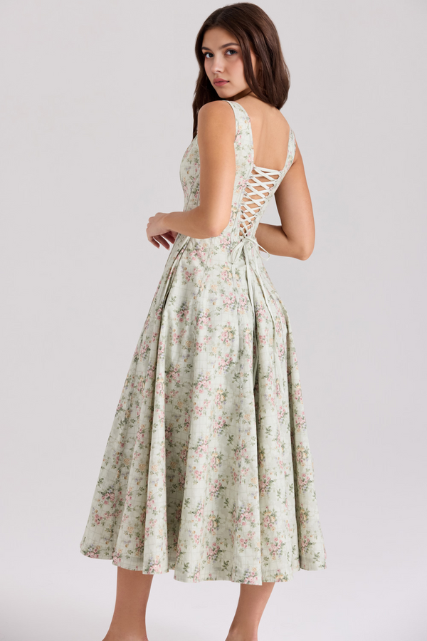 Ladies’ Bustier Midi Dress Shaping – Eleanor - Hadassha