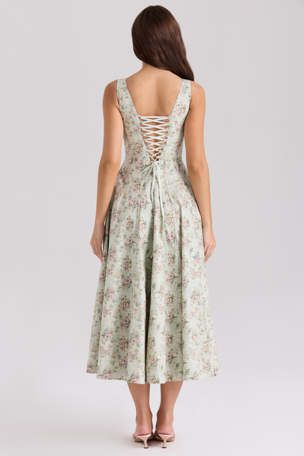 Ladies’ Bustier Midi Dress Shaping – Eleanor - Hadassha