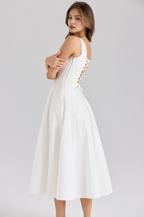 Ladies’ Bustier Midi Dress Shaping – Eleanor - Hadassha