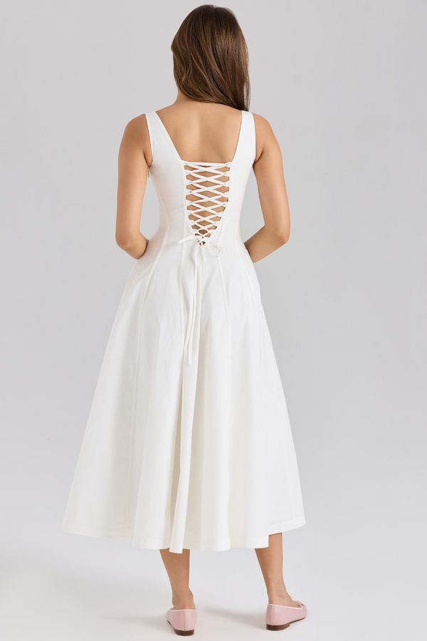 Ladies’ Bustier Midi Dress Shaping – Eleanor - Hadassha