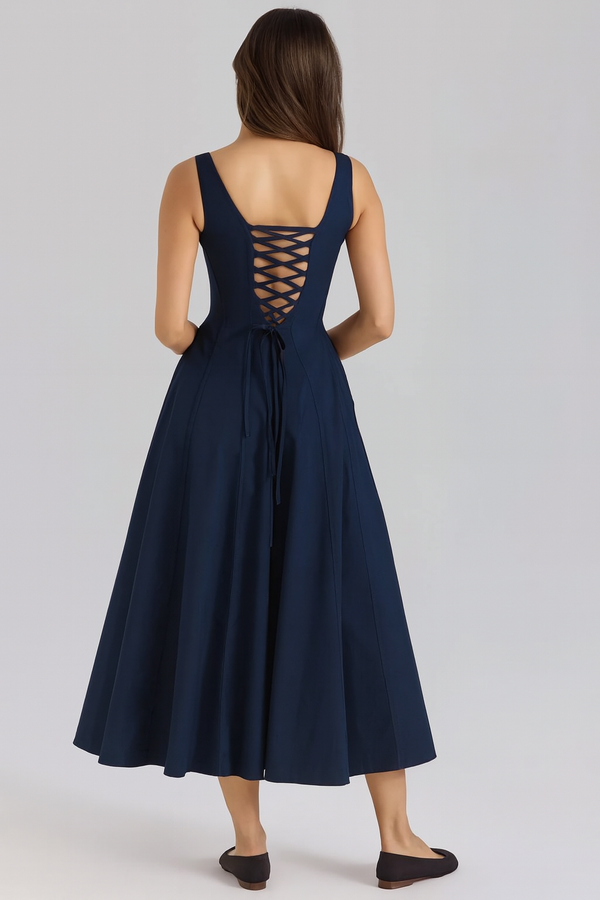 Ladies’ Bustier Midi Dress Shaping – Eleanor - Hadassha