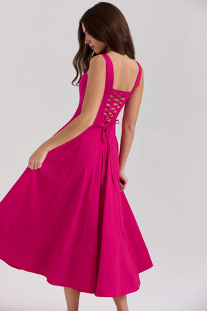 Ladies’ Bustier Midi Dress Shaping – Eleanor - Hadassha