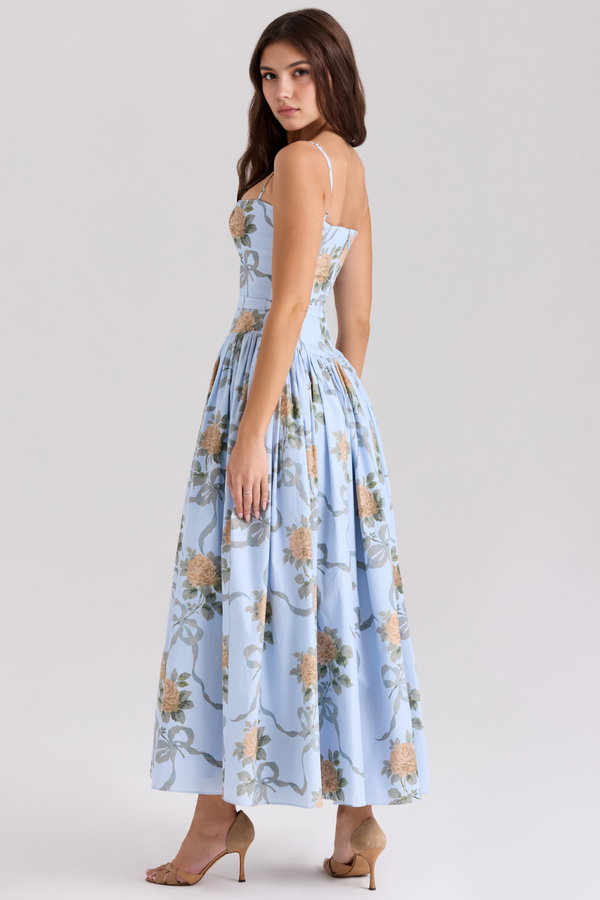 Maxi Dress Shaping Floral Print – Imogen - Hadassha