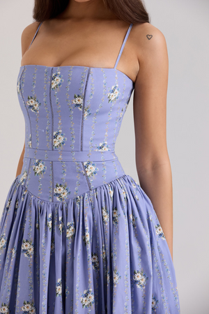 Maxi Dress Shaping Floral Print – Imogen - Hadassha