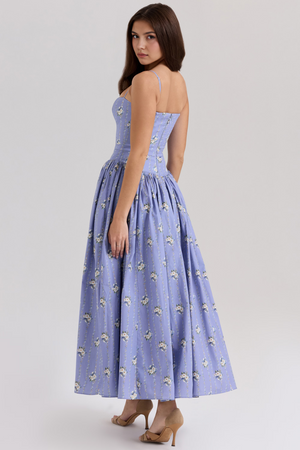 Maxi Dress Shaping Floral Print – Imogen - Hadassha
