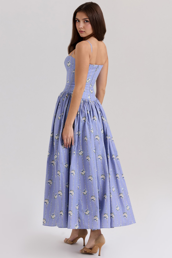Maxi Dress Shaping Floral Print – Imogen - Hadassha
