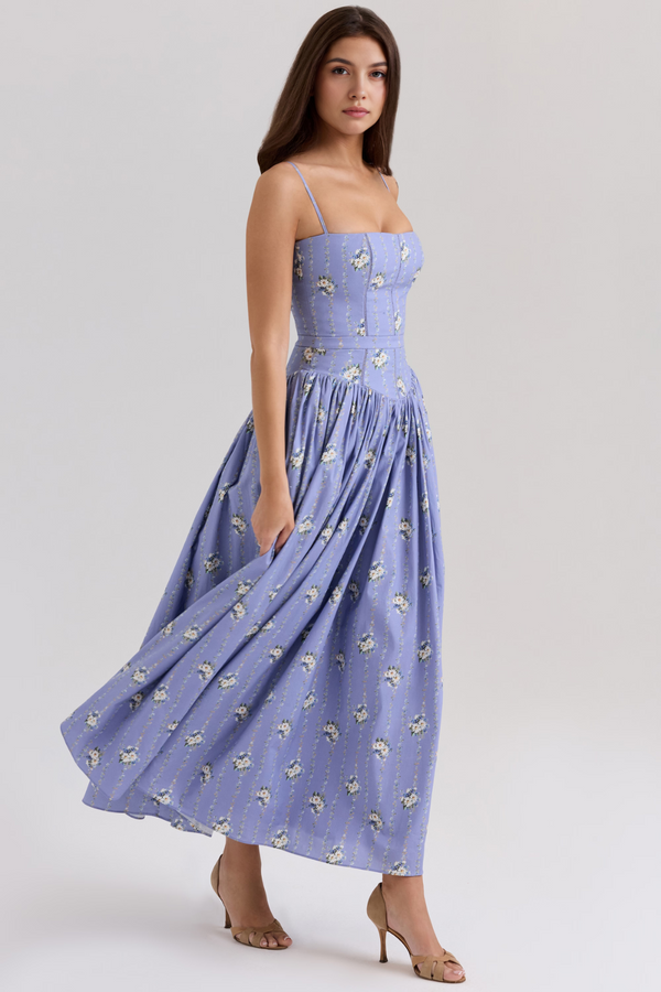 Maxi Dress Shaping Floral Print – Imogen - Hadassha