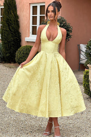 Midi Dress Figure-Flattering Satin – Amelia - Hadassha