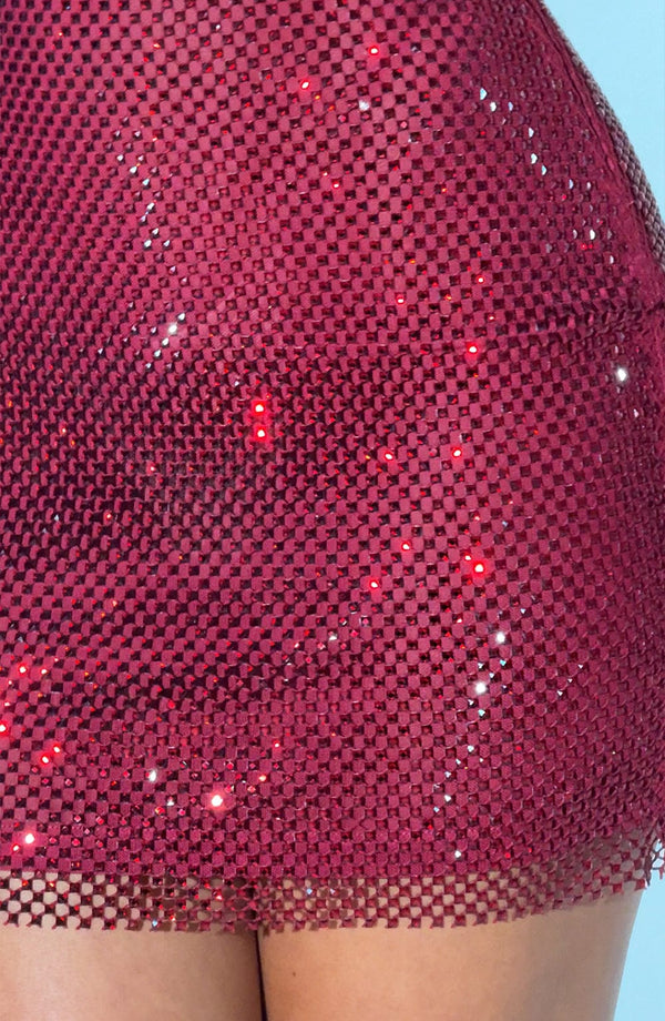 Rhinestone Bodycon Mini Dress Backless – Nerida - Hadassha