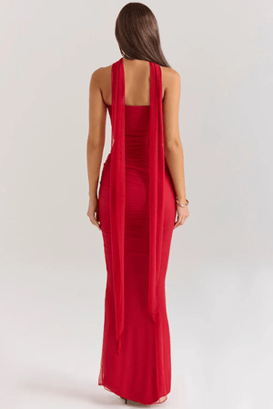 Strapless Corset Dress Sculpting Sheer Mesh – Freya - Hadassha