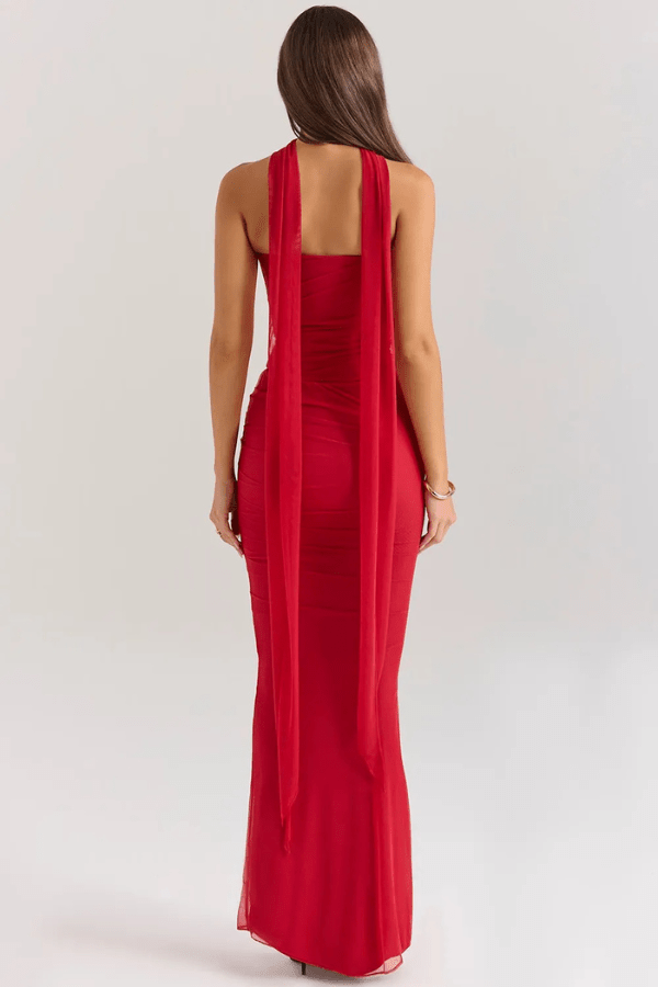 Strapless Corset Dress Sculpting Sheer Mesh – Freya - Hadassha